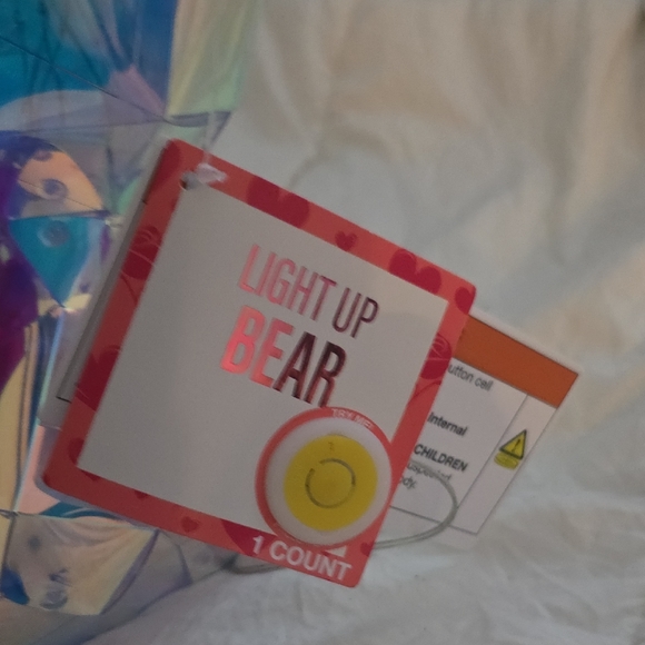 Luminous Holographic Iridescent LED Teddy Bear Lamp - Picture 6 of 7